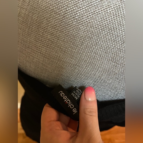 One Sleeve Black Le Chateau Dress - Picture 6 of 6